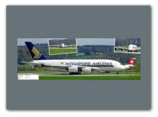 Line Up Süd  Singapore Airline A380