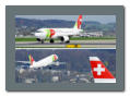 Germania Airbus A321-211 HB-JOI (oben), TAP Portugal Airbus A319-112 CS-TTQ (unten)
