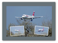 Swiss - Anflug von Norden