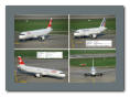 Swiss Airbus A321-111 HB-IOK (links), Air France Airbus A319-111F-GRHZ (rechts)