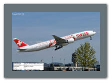 Start - Swiss Boeing 777 (People's Plane Livery) HB-JNA